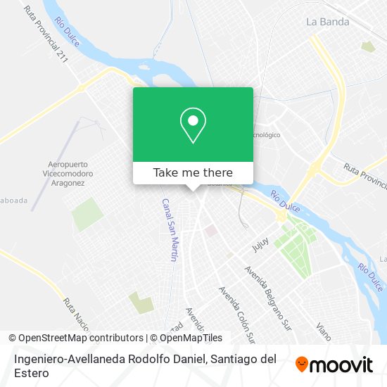 Mapa de Ingeniero-Avellaneda Rodolfo Daniel