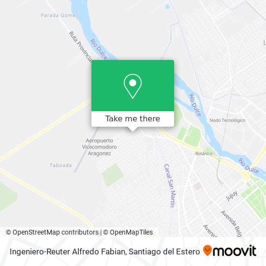 Ingeniero-Reuter Alfredo Fabian map