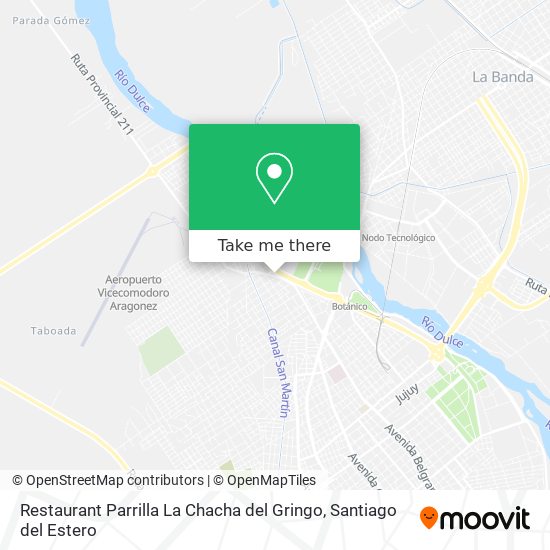 Restaurant Parrilla La Chacha del Gringo map