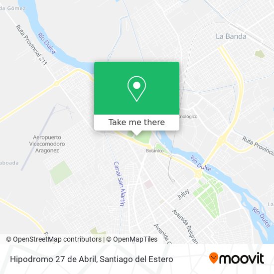 Mapa de Hipodromo 27 de Abril
