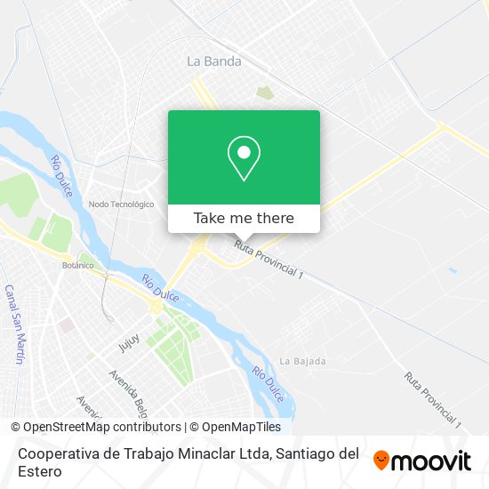 Cooperativa de Trabajo Minaclar Ltda map