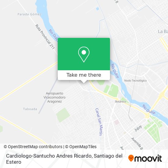 Cardiologo-Santucho Andres Ricardo map