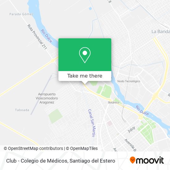 Club - Colegio de Médicos map