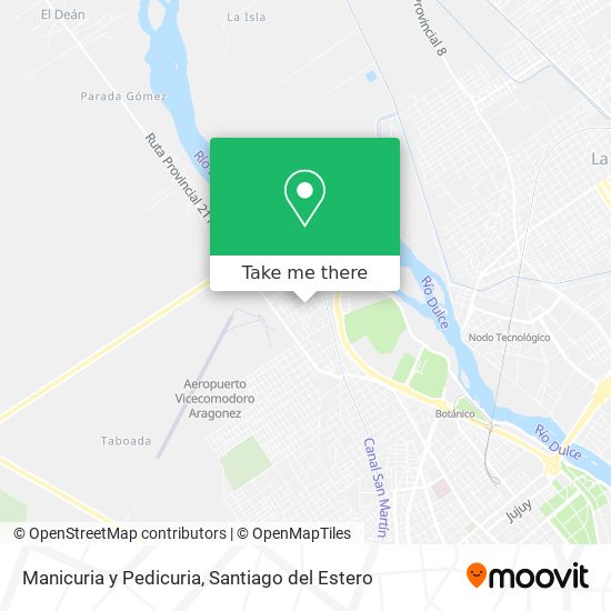 Manicuria y Pedicuria map
