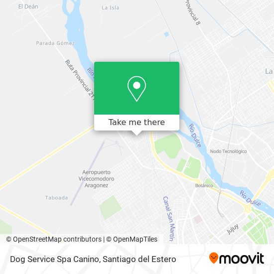 Dog Service Spa Canino map