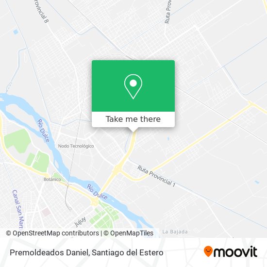 Premoldeados Daniel map