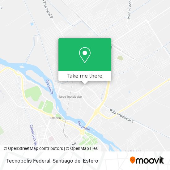 Tecnopolis Federal map