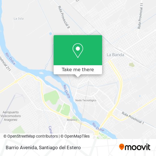 Mapa de Barrio Avenida