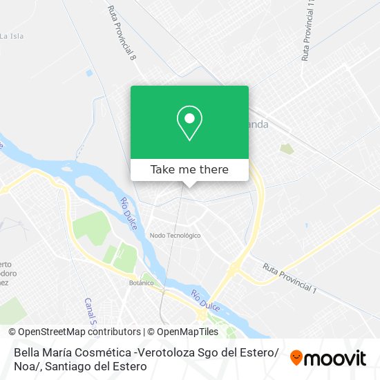 Bella María Cosmética -Verotoloza Sgo del Estero/ Noa/ map