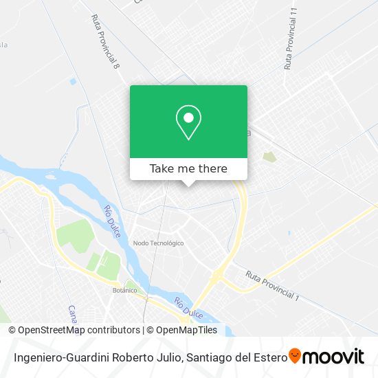 Ingeniero-Guardini Roberto Julio map