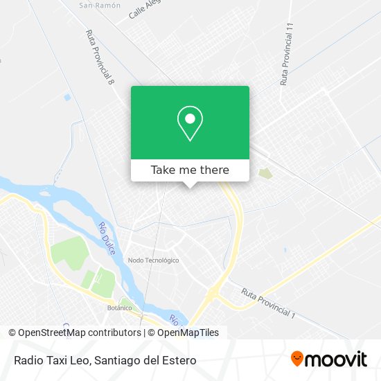 Mapa de Radio Taxi Leo