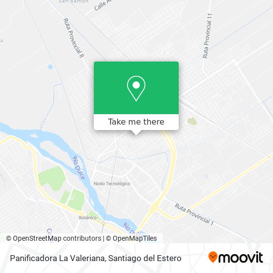 Panificadora La Valeriana map