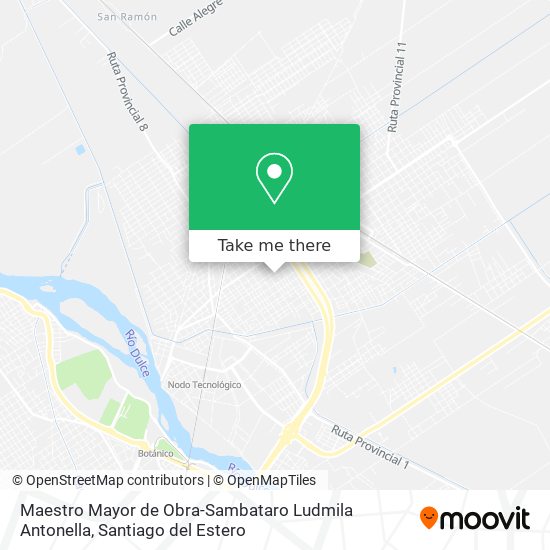 Maestro Mayor de Obra-Sambataro Ludmila Antonella map