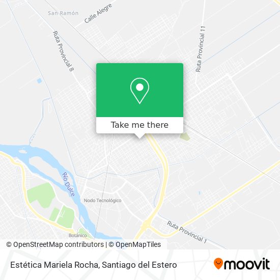 Mapa de Estética Mariela Rocha