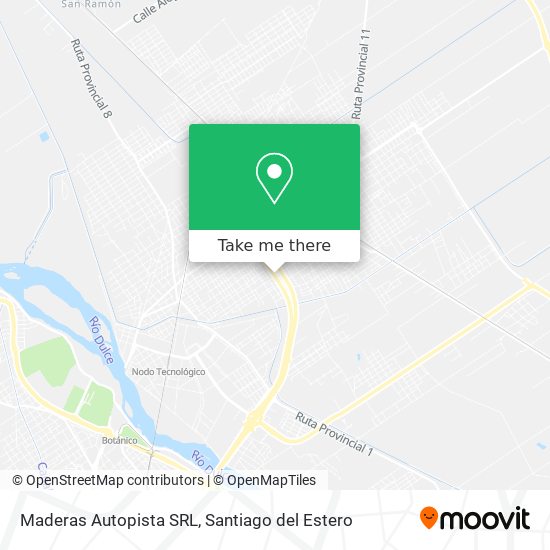 Maderas Autopista SRL map