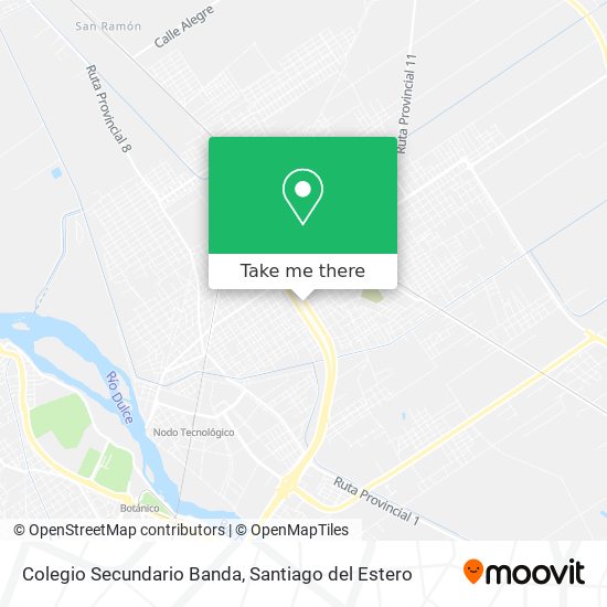 Colegio Secundario Banda map