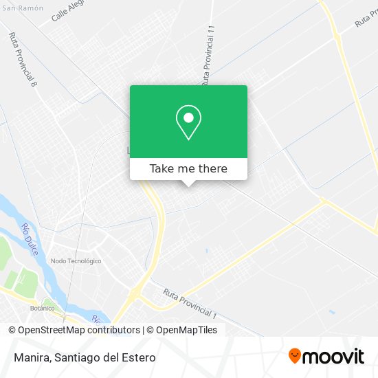 Mapa de Manira