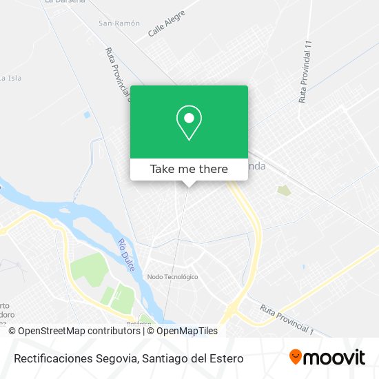 Rectificaciones Segovia map