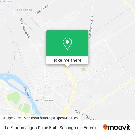Mapa de La Fabrica-Jugos Dulce Frutt