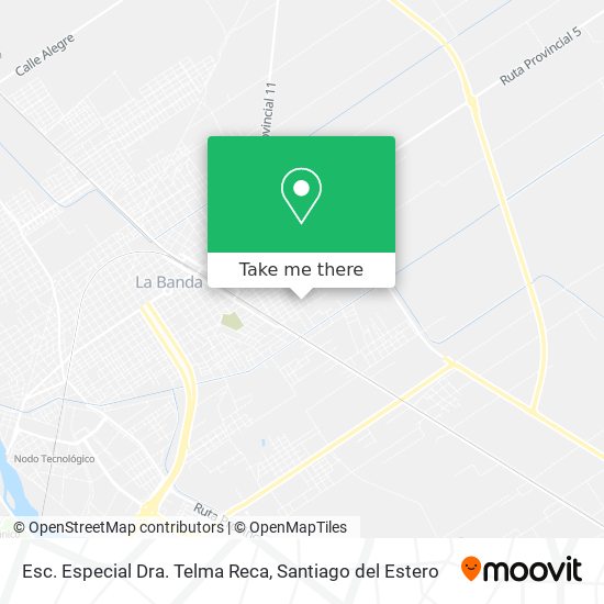 Esc. Especial Dra. Telma Reca map