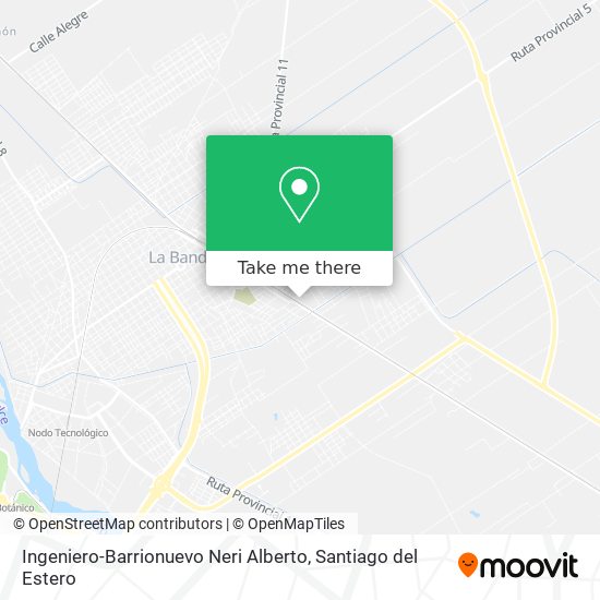 Mapa de Ingeniero-Barrionuevo Neri Alberto