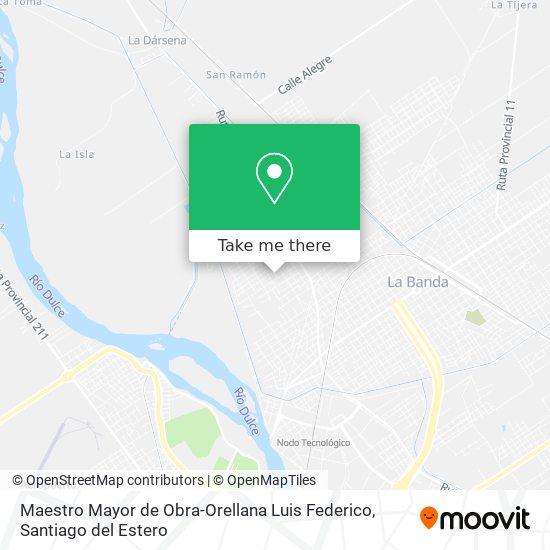 Maestro Mayor de Obra-Orellana Luis Federico map