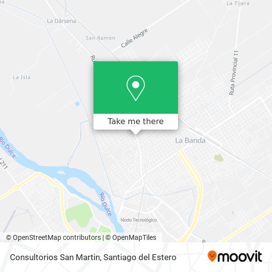 Consultorios San Martin map