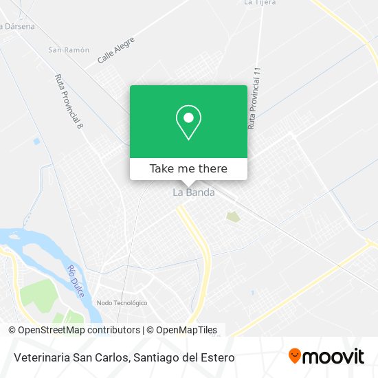 Veterinaria San Carlos map