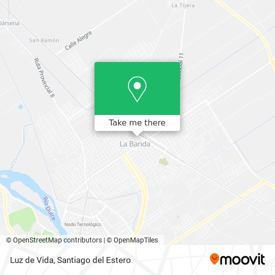 Luz de Vida map