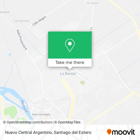 Nuevo Central Argentino map