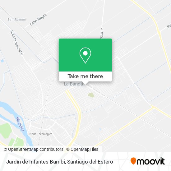 Mapa de Jardín de Infantes Bambi