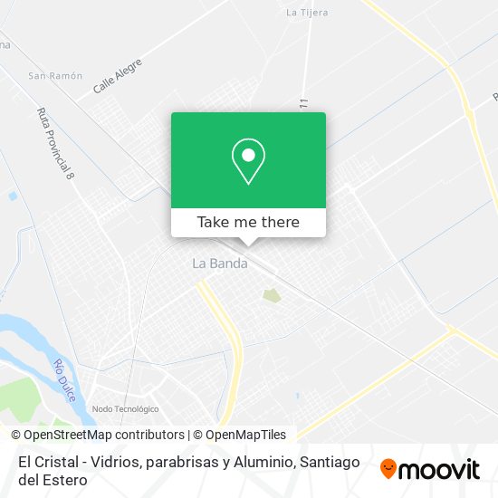 Mapa de El Cristal - Vidrios, parabrisas y Aluminio