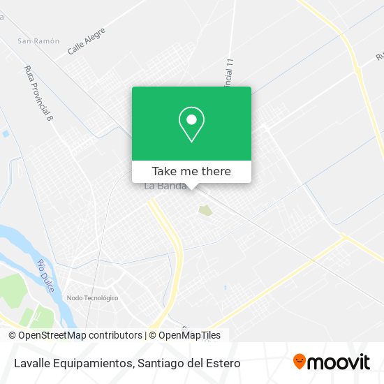 Lavalle Equipamientos map