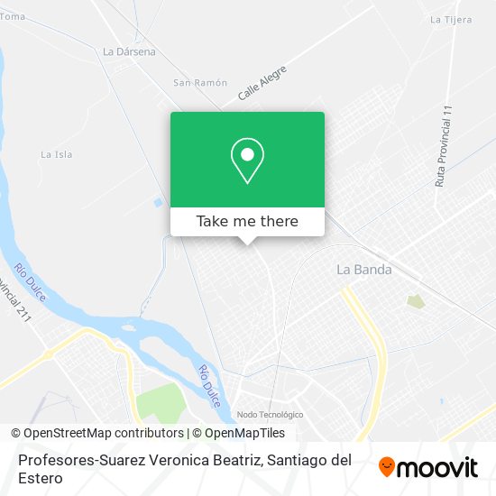 Profesores-Suarez Veronica Beatriz map