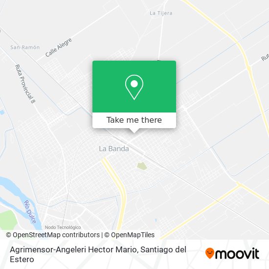 Agrimensor-Angeleri Hector Mario map