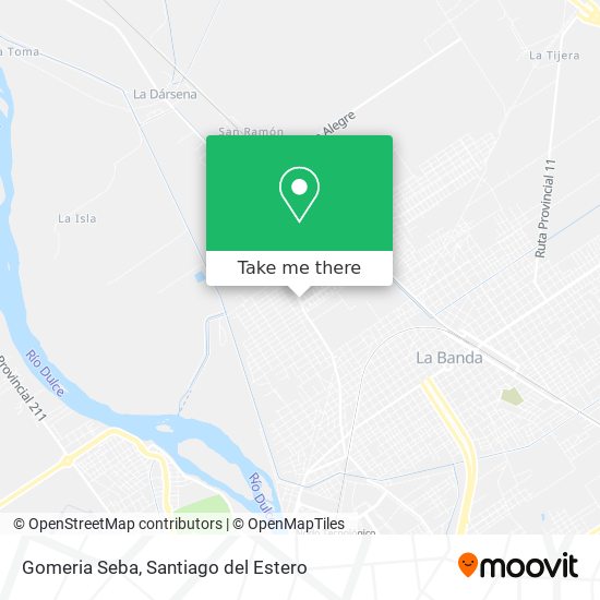 Gomeria Seba map