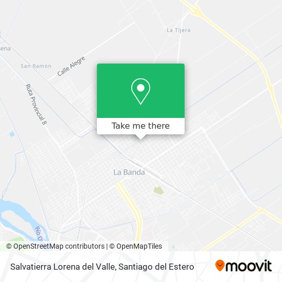 Salvatierra Lorena del Valle map
