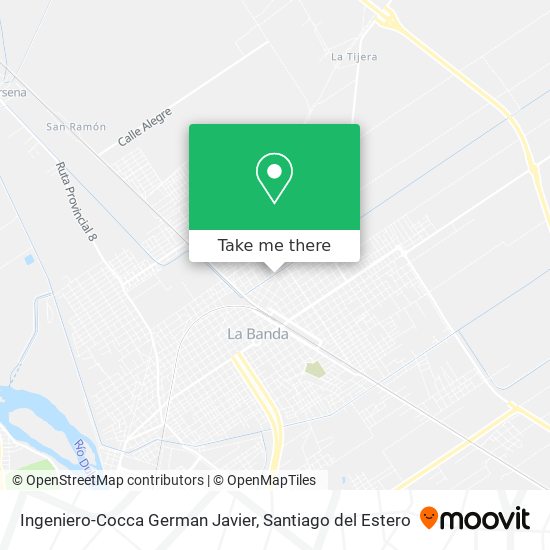 Ingeniero-Cocca German Javier map