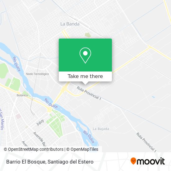 Mapa de Barrio El Bosque