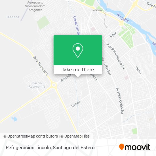 Refrigeracion Lincoln map