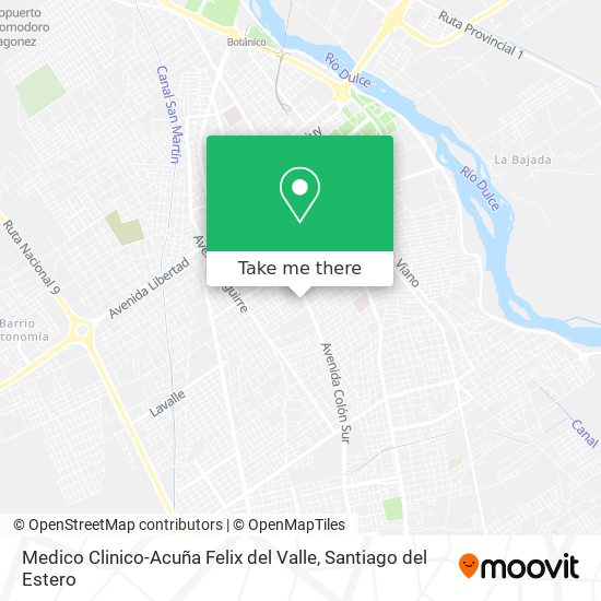Medico Clinico-Acuña Felix del Valle map
