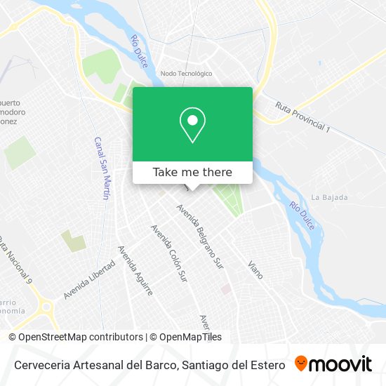 Mapa de Cerveceria Artesanal del Barco