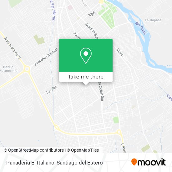 Mapa de Panaderia El Italiano