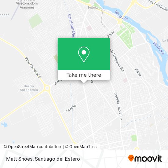 Mapa de Matt Shoes
