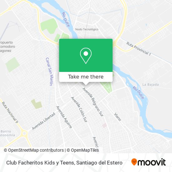 Mapa de Club Facheritos Kids y Teens