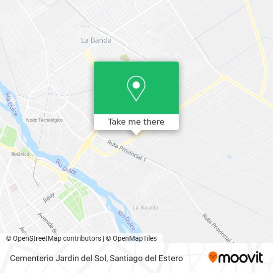Cementerio Jardin del Sol map