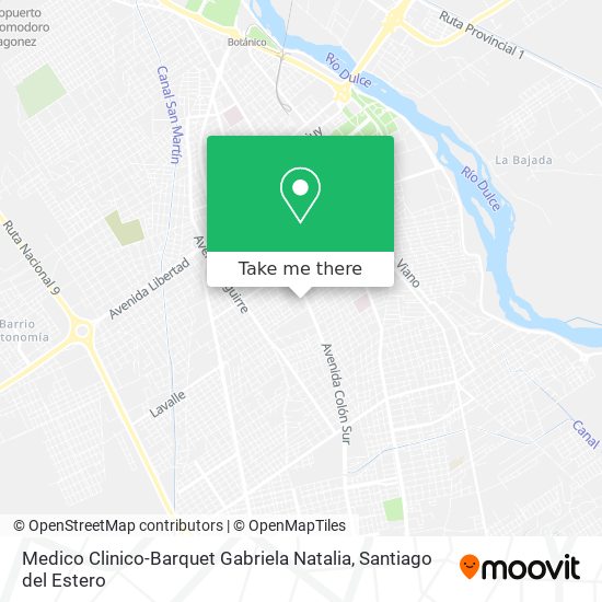 Medico Clinico-Barquet Gabriela Natalia map