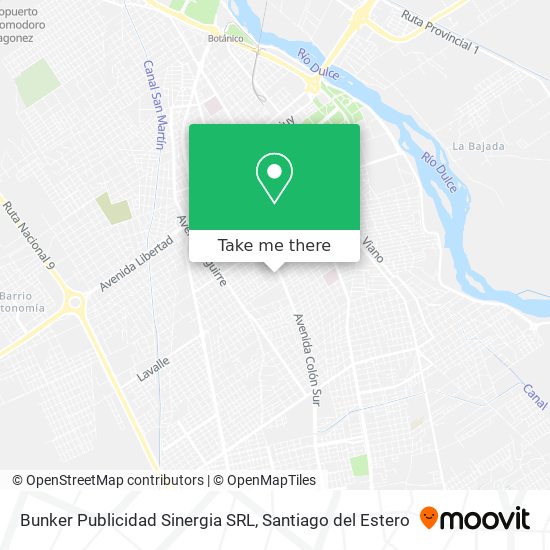 Mapa de Bunker Publicidad Sinergia SRL