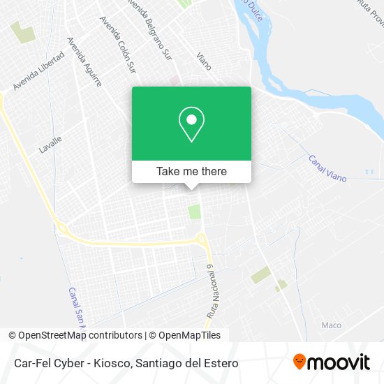 Mapa de Car-Fel Cyber - Kiosco