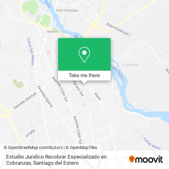 Estudio Juridico Recobrar Especializado en Cobranzas map